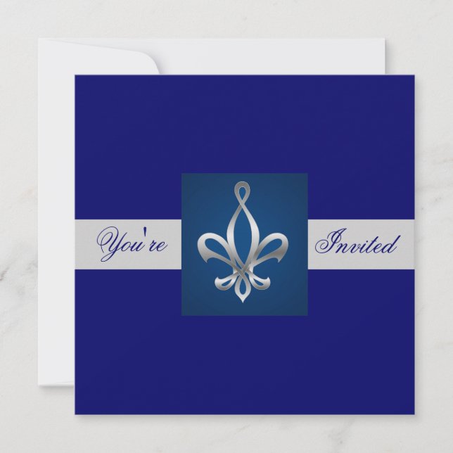 Regal inbjudan för tillfällen för CelticFleur (Framsida)