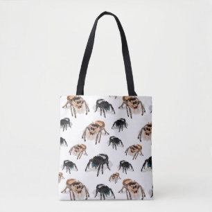Regal jumping Spider Phiddipus Regius White Tygkasse