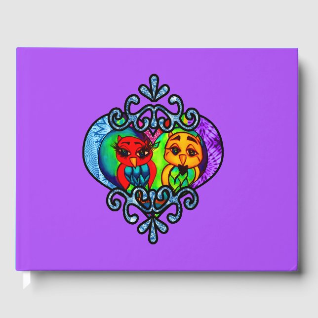 Regal Kärlek Uggla Gästböcker (Framsida)