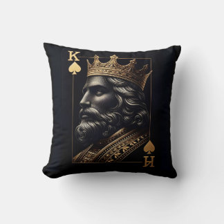 Regal Kung i Spades Kudde