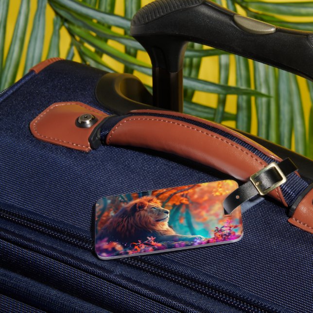 Regal Lejon i Förändrad skogsdesign Bagagebricka (Framsida Insitu 3)