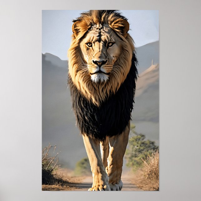 Regal Lejon: Kung i Savanna Poster (Framsidan)