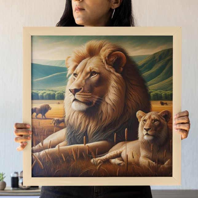 Regal Lejon Roaming Poster (Skapare uppladdad)