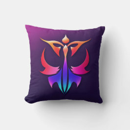 "Regal Lila Embrace" Kudde