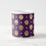 Regal Lila och Guld Snäcka Jumbo Mugg<br><div class="desc">Regal Lila och Guld Snäcka Jumbo Mugg</div>
