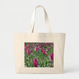 Regal Lila Tulips Jumbo Tygkasse