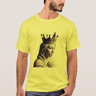 Regal Majesty: Crowned Royalty Bust T Shirt