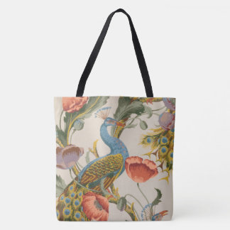Regal Peacocks Tote Bag Tygkasse