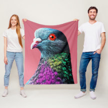 Regal Pigeon Majesty Vivid Realistic Bird Porträtt