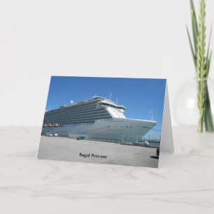 Regal Princess-gratulationskort Kort