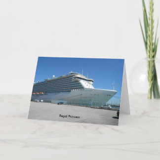 Regal Princess-gratulationskort Kort