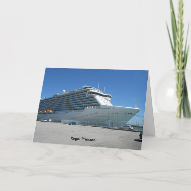 Regal Princess-gratulationskort Kort (Framsida)
