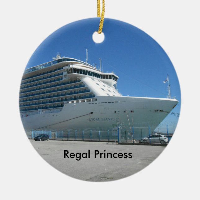 Regal prydnad för Princess julgran Julgransprydnad Keramik (Framsidan)