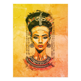 Regal Queen of Egypten - Modern Neo-Pharaoh Art Fototryck