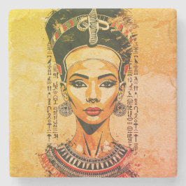 Regal Queen of Egypten - Modern Neo-Pharaoh Art Stenunderlägg