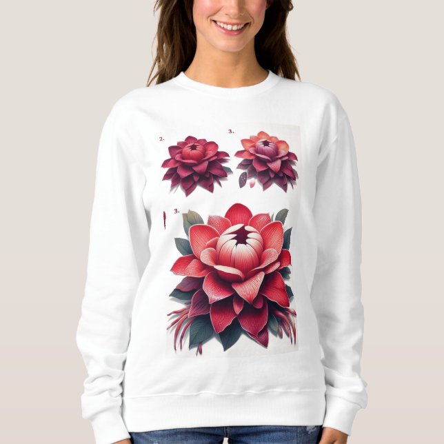 "Regal Rafflesia: Women's Celebrating Nature's T Shirt (Framsida)