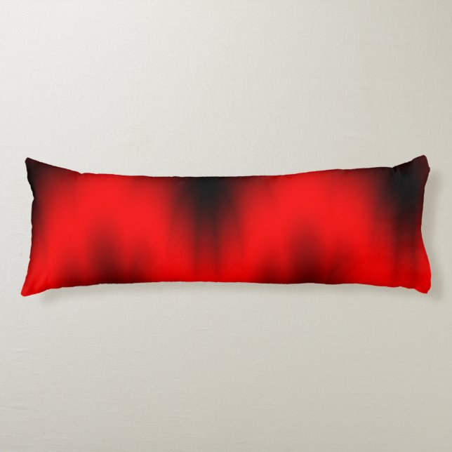 Regal Red Stänk Kroppskudde (Framsidan)