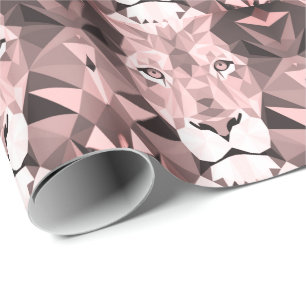 Regal Ro Geometric Lejon Head Presentpapper