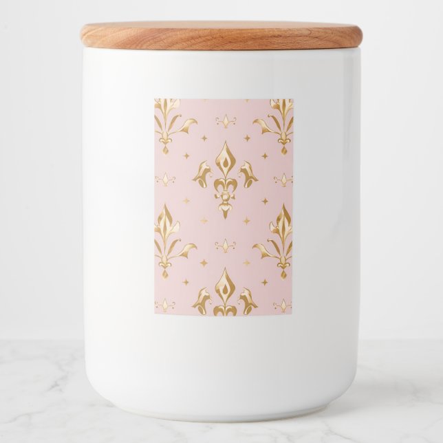 Regal Ro Glass Burk Mat Etikett (Framsida)