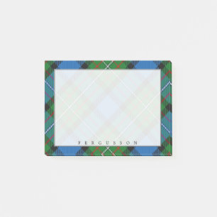 Regal Scottish Klan Fergusson Tartan Post-it Block