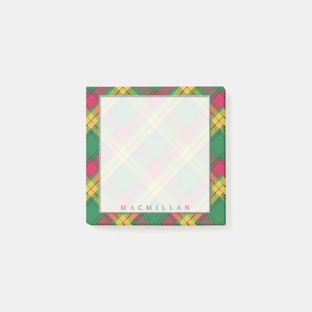 Regal Scottish Klan MacMillan Tartan Post-it Block (Framsida)