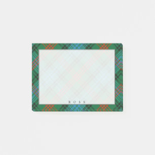 Regal Scottish Klan Ross Tartan Post-it Block