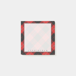 Regal skotsk klanCunningham Tartan Post-it Block