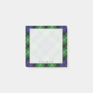 Regal skotsk klanGraham Tartan Post-it Block