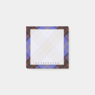 Regal skotsk klanRutherfordTartan Post-it Block