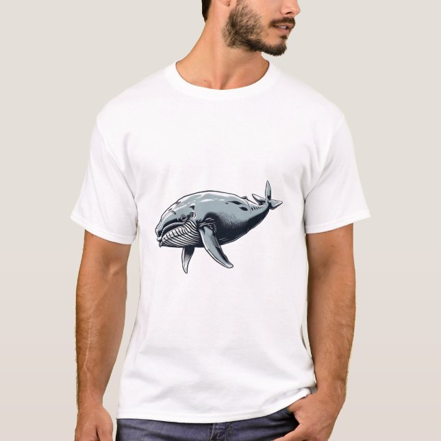 Regal Sperm Whale Hero T-Shirt (Framsida)
