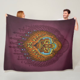 Regal Spirit Lejon | Ornate Tribal Mandala Roar Fleecefilt