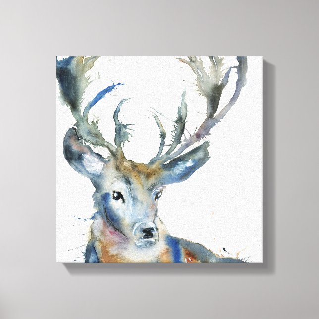 Regal Stag Canvastryck (Framsida)