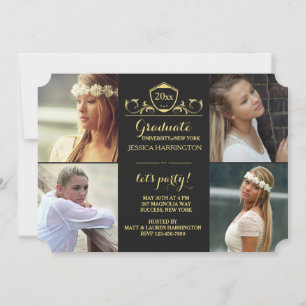 Regal Student 4 fotomeddelande/inbjudan Inbjudningar