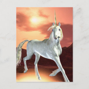Regal Unicorn-vykort Vykort