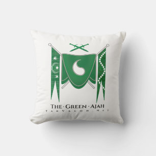 Regalia Pillow, Grönt Banner, tjärvalon.Net Kudde