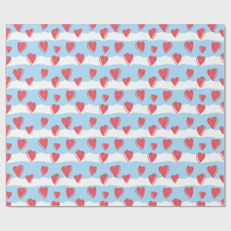 regalo de cualquier ocasión patrón de corazones presentpapper