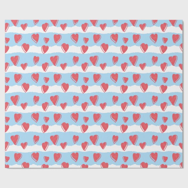regalo de cualquier ocasión patrón de corazones presentpapper (Platt)