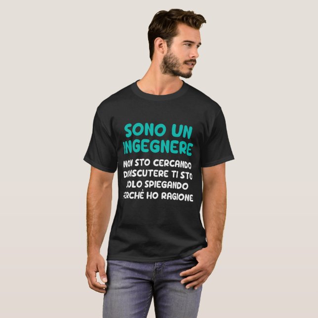 Regalo Ingegnere Divertente Laurea - Sono Un Ingeg T Shirt (Hel framsida)