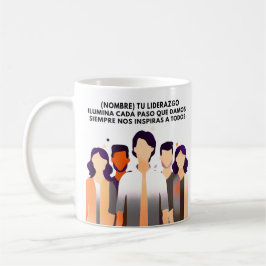 REGALO PERSONALIZADO(NOMBRE)LIDERAZGO INSPIRA KAFFEMUGG