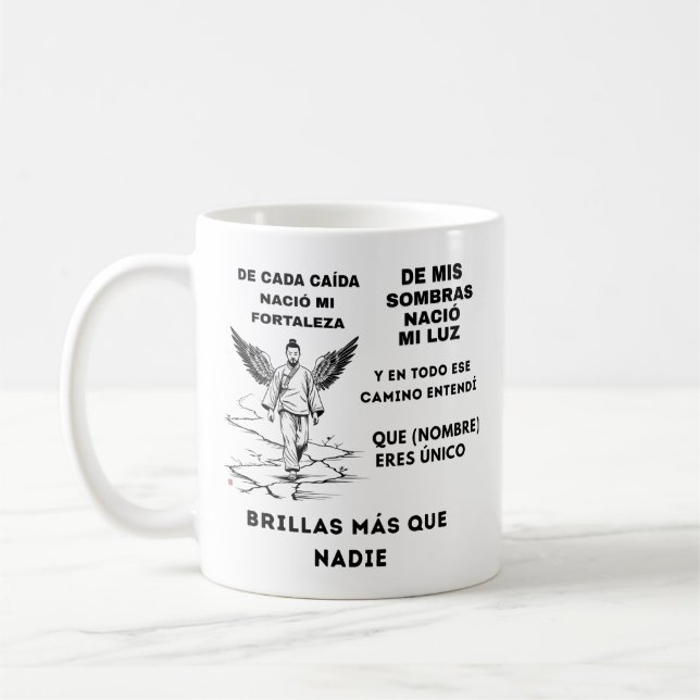 REGALO PERSONALIZADO (NOMBRE)TU BRILLAS KAFFEMUGG (Vänster)