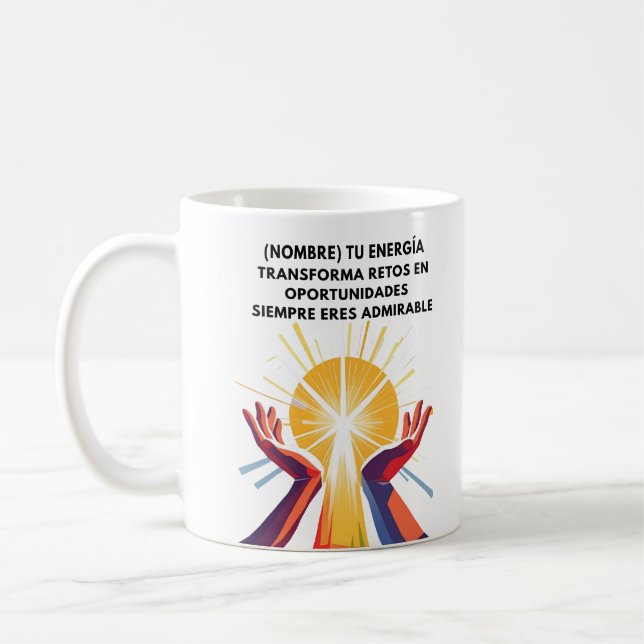 REGALO PERSONALIZADO PARA (NOMBRE)  ENERGIA  KAFFEMUGG (Vänster)