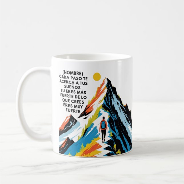REGALO PERSONALIZADO PARA (NOMBRE) ERES FUERTE KAFFEMUGG (Vänster)