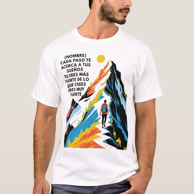 REGALO PERSONALIZADO PARA (NOMBRE) ERES FUERTE T SHIRT (Framsida)