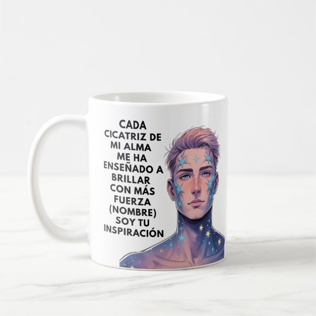 REGALO QUE INSPIRA PERSONALIZADO PARA (NOMBRE) KAFFEMUGG (Vänster)