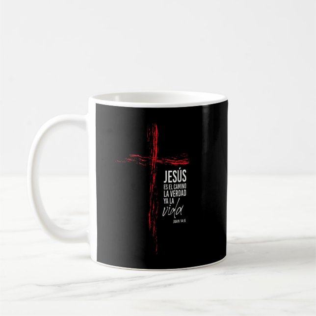 Regalos Cristianos Hombres Jesús Mensajes Christia Kaffemugg (Vänster)