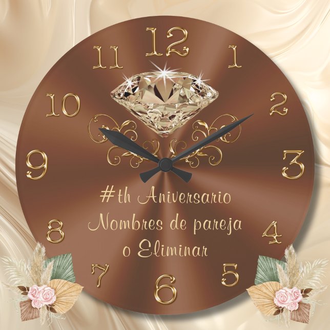 Regalos de aniversario por año, Aniversario Stor Klocka (Regalos de aniversario por año. Reloj Reloj de aniversario. regalo de aniversario para padres.)