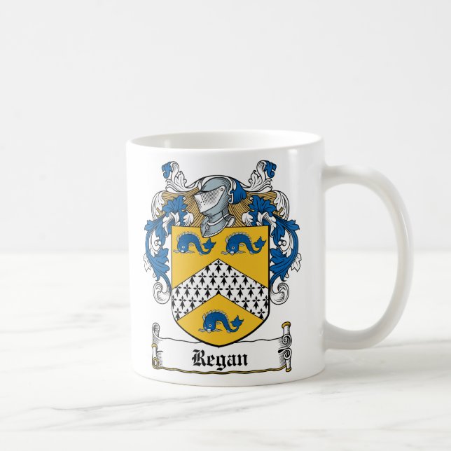 Regan familjvapensköld kaffemugg (Höger)