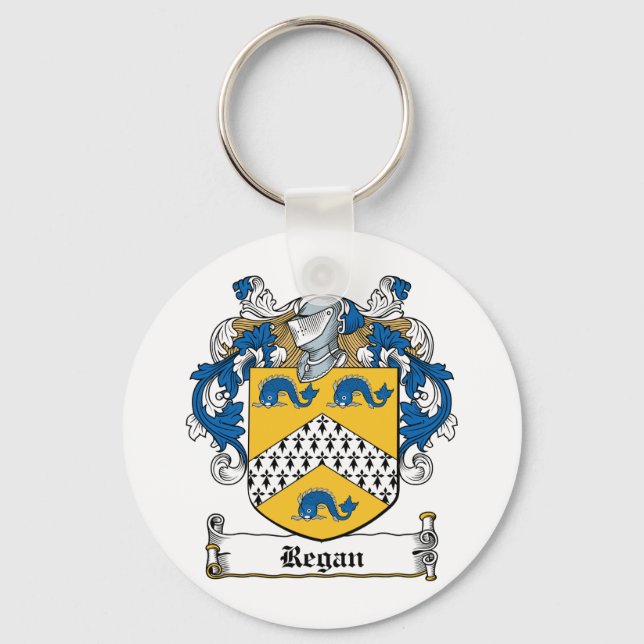 Regan Family Crest Nyckelring (Framsida)