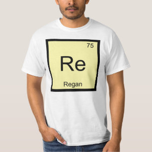 Regan Namn kemi Inslag Periodic Bord Tröja