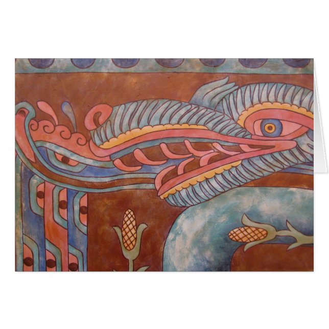 Regando las Semillas (som bevattnar fröt) Hälsningskort (Framsidan Horizontal)